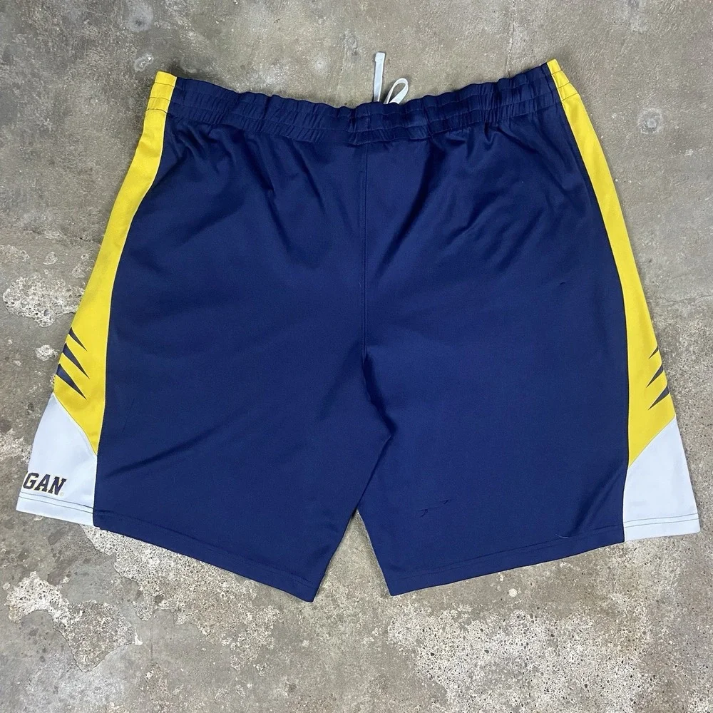 University of Michigan Pro Edge Shorts‎ Size 2XL Navy Wolverines Athletic NCAA